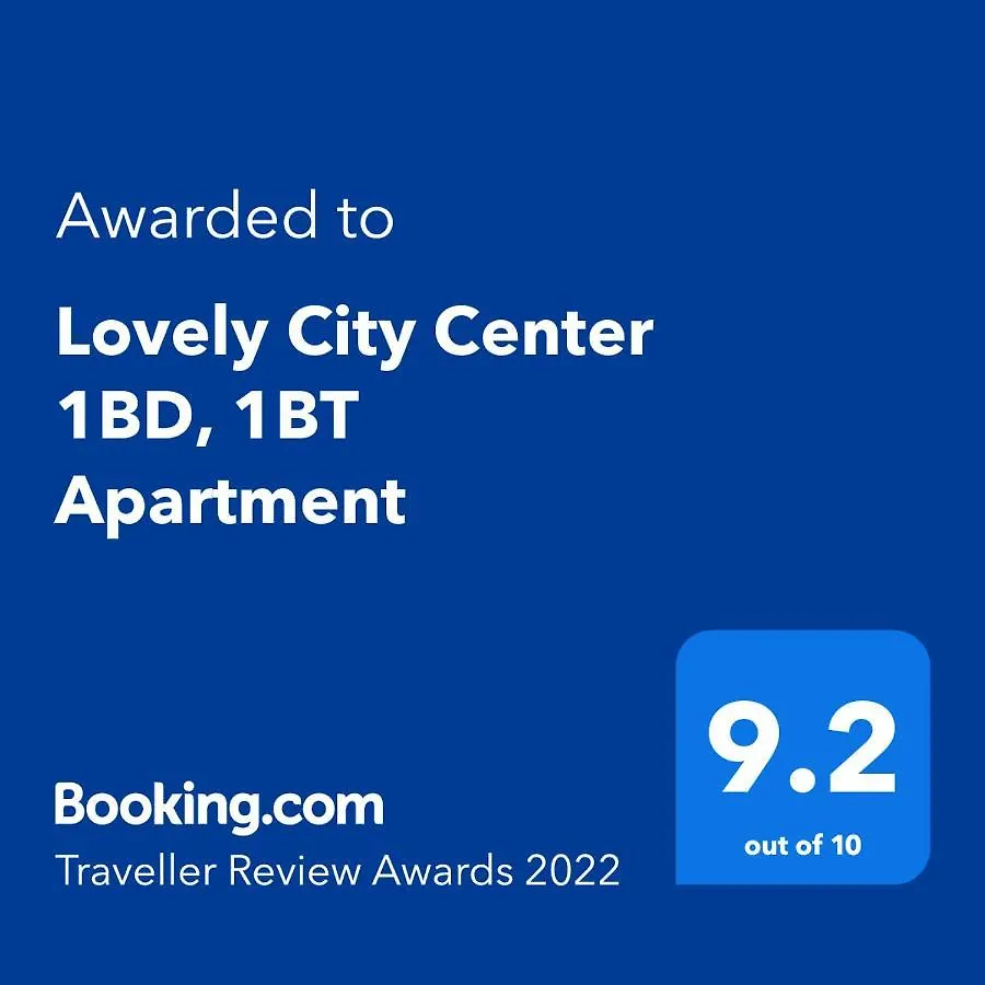 Lovely City Center 1Bd, 1Bt Apartment Sofía Bulgaria
